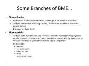 Some Branches of BME*