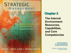 Strategic Management 6e. - Hitt, Hoskisson, and Ireland