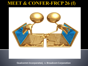 MEET AND CONFER
