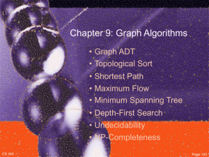 Ch. 9: Graphs - SIUE Computer Science