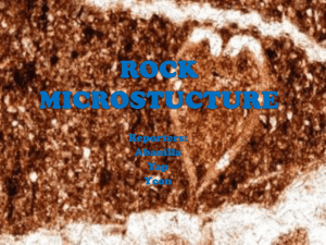 ROCK MICROSTUCTURE ppt