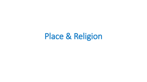 Place & Religion - yvonneeferrara