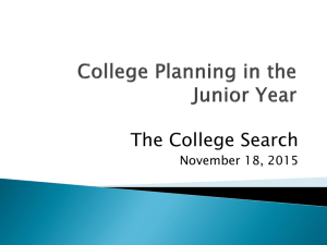 Junior College Search - Nov. 18