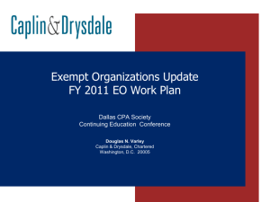 8am - Exempt Organizations Update - Varley - Slides