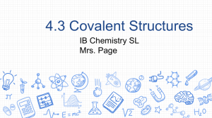4.3 Covalent Structures