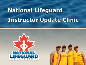 NLS Instructor Update Clinic Trainer Notes