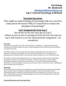Why is it important to respect the discipline of psychology?