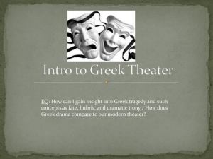 Intro to Greek Theater
