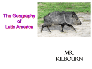 Latin America - Mr. Kilbourn's Class
