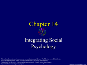 social psych - Napa Valley College