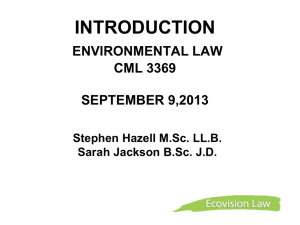 September 9 2013 Introduction A