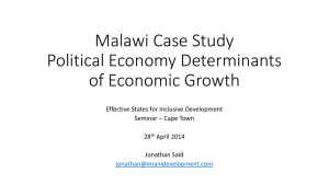 Malawi National Industrial Policy