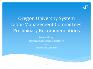 Oregon University System Labor