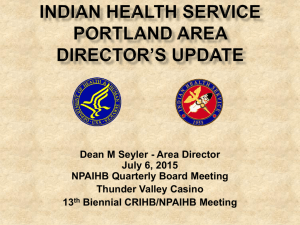 AD Report - July 2015 - Northwest Portland Area Indian Health