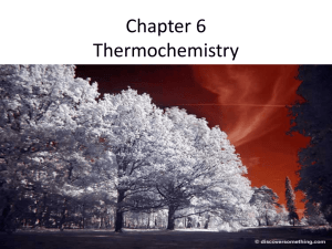 Chapter 6 Thermochemistry