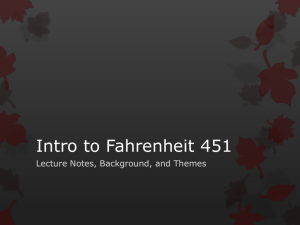 Intro to Fahrenheit 451