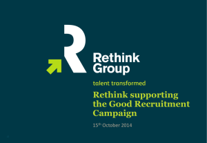 Rethink Group Presentation Template