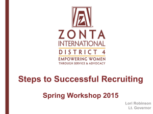 Successful Steps of Recruitment