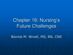 Nursing's Future Challenges