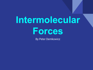 Intermolecular Forces (by Peter Demkowicz).