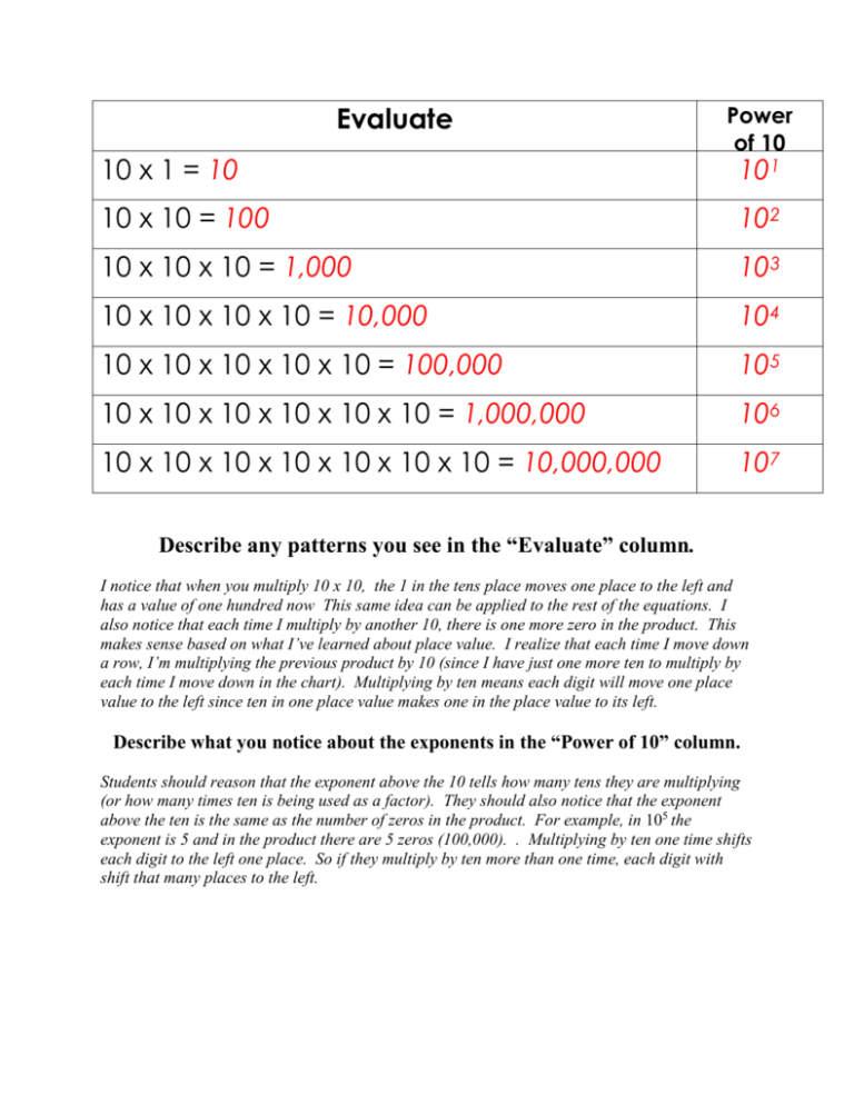 Power Of 10