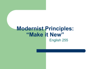 Modernism Principles - Longwood University