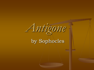 Antigone Introduction PowerPoint