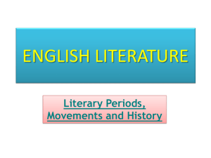 English Literature - zambranobilingual