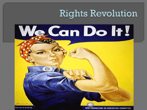 Rights Revolution - Beavercreek City School District