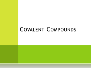 Covalent Bonding PowerPoint