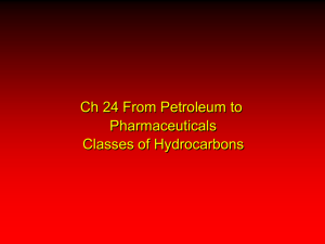 2.1 Classes of Hydrocarbons