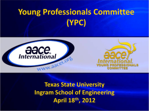 2012 Texas State Outreach Presentation