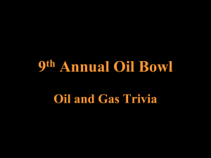 9 th Annual Oil Bowl - North Dakota Petroleum Council
