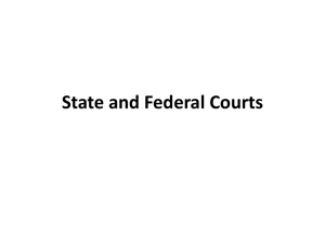 State and Federal Courts Martin v. Hunter's Lessee