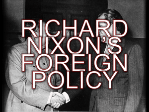 Richard Nixon's Foreign Policy