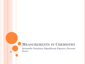 Measurements in Chemistry