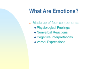 Influences on Emotion