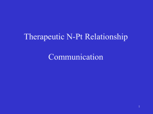 Therapeutic N-P Relationship