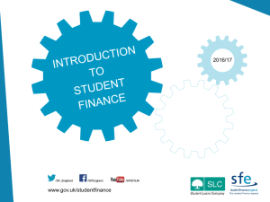 an introduction - Practitioner Resources for Student Finance England