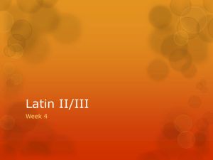 Latin II/III - WordPress.com