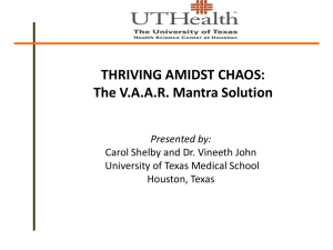 Thriving Amidst Chaos: The VAAR Mantra Solution