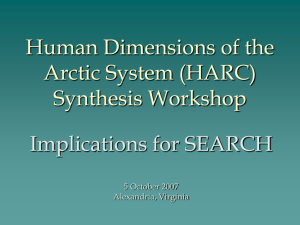 PPT - Arctic Research Consortium of the United States