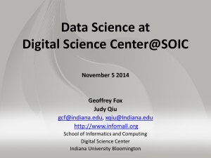 Data Science Rearch and Education at Digital Science Center@SOIC