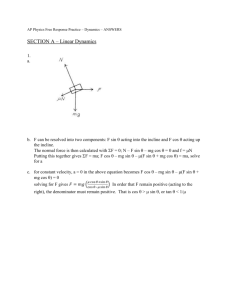 C2d-Dynamics FR practice problems-ANSWERS