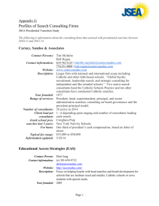 Profiles of Search Consulting Firms