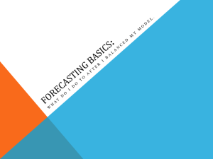 Forecasting Basics - Gravitec Development