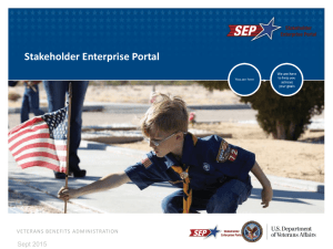 Stakeholder Enterprise Portal Overview