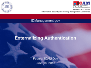 Externalizing Authentication