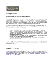 Real property by Cornell Univ Law School