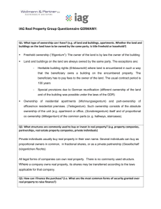 IAG Real Property Group: Questionnaire